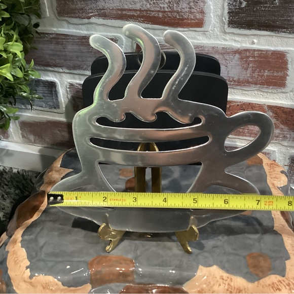 Unique Coffee Cup designed Metal Trivet Wall Hanger Decor Piece - Functional - Picture 7 of 7